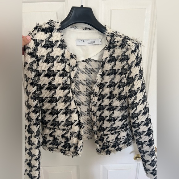 Iro houndstooth tweed jacket - Picture 2 of 8